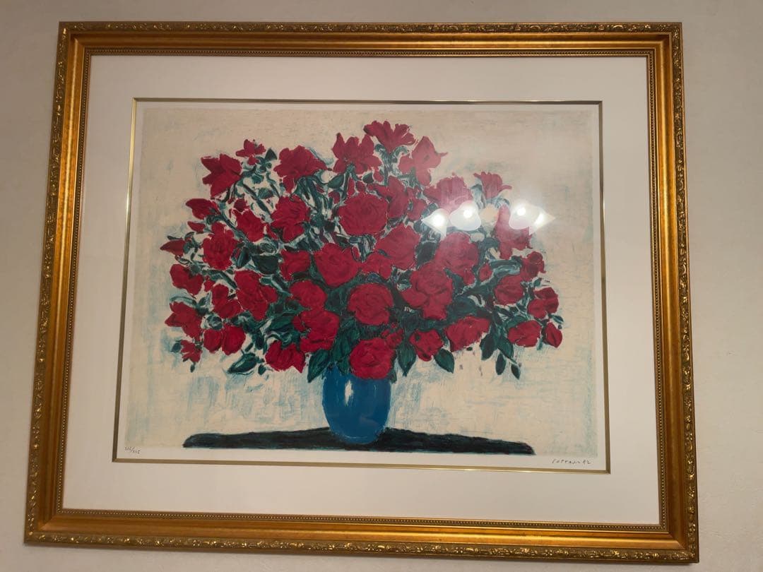 ローズルージュ　アンドレ・コタボ　鉛筆サイン　フランス　美術品　希少