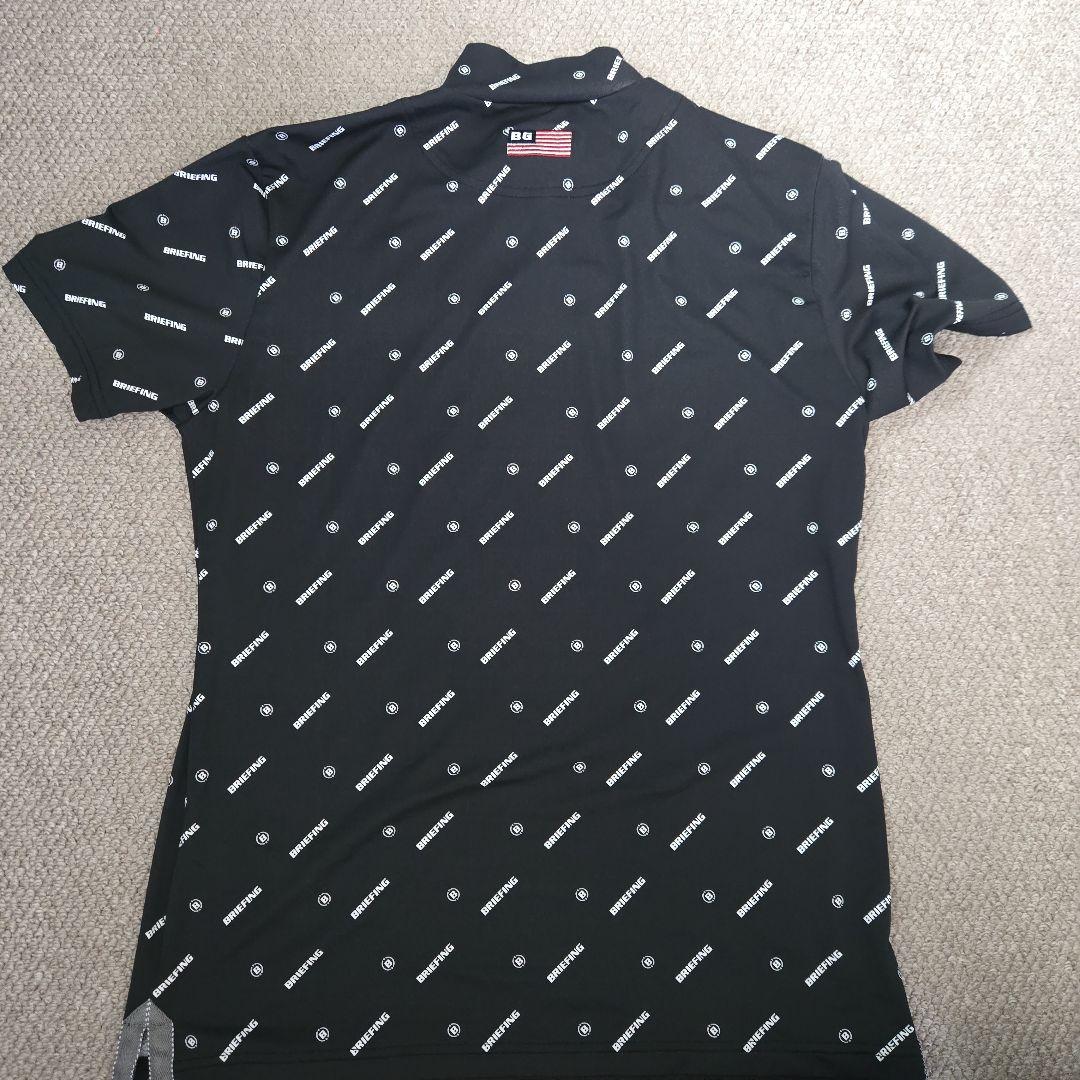 BRIEFING ブラック モノグラム　ハイネック Mサイズ