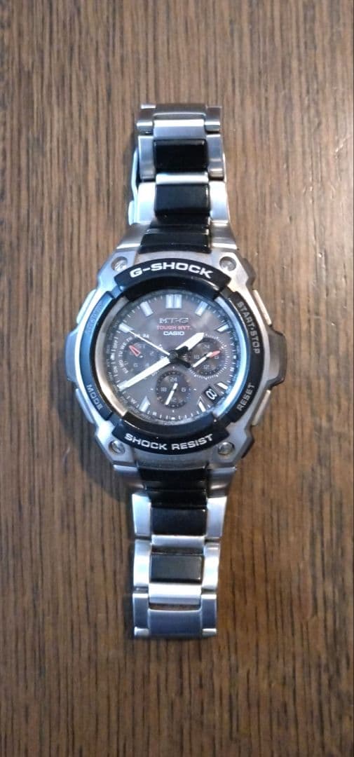 マコト　カシオ　G-SHOCK MTG-1200 シルバー　ソーラー電波