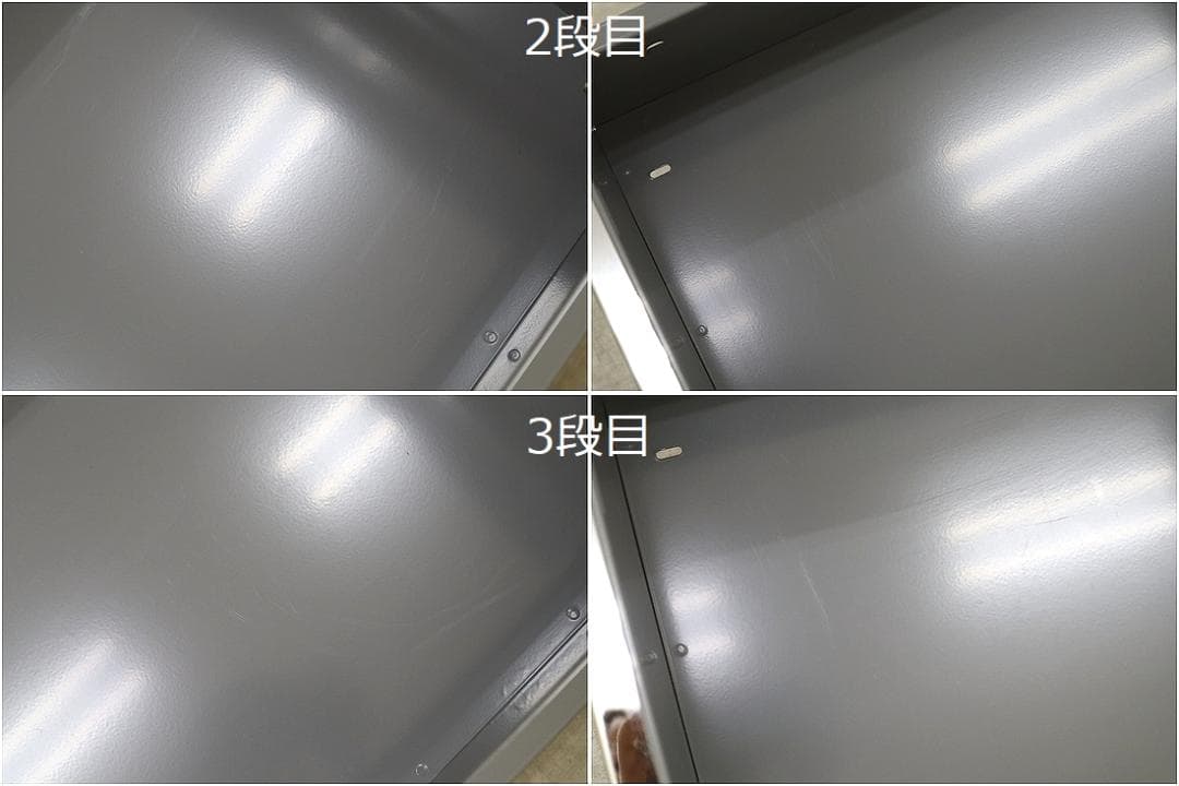 正規品 USM ハラーシステム デスクワゴン 3段 ミッドグレー キャスター