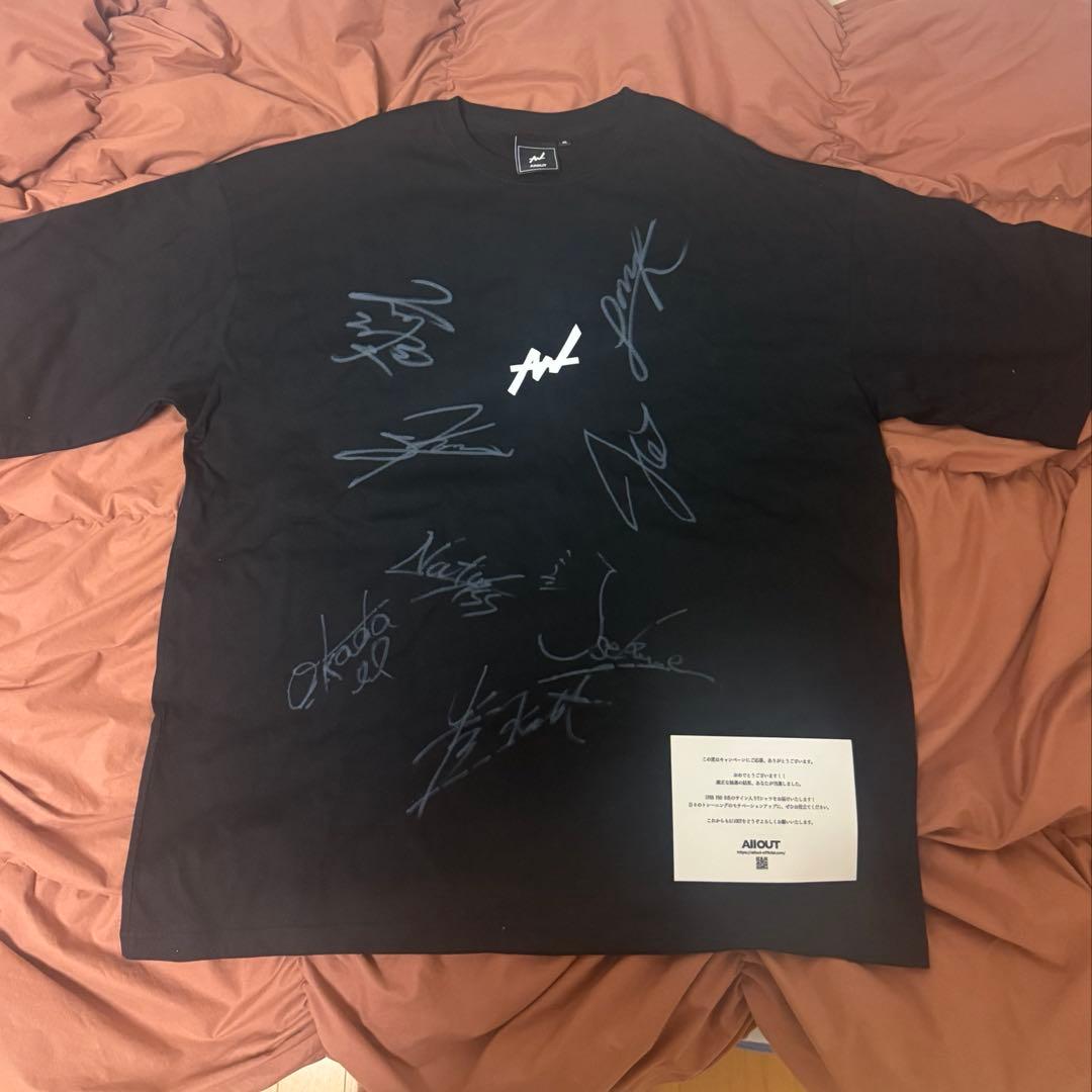 メ*6様 ALL OUT サイン入りTシャツ XL