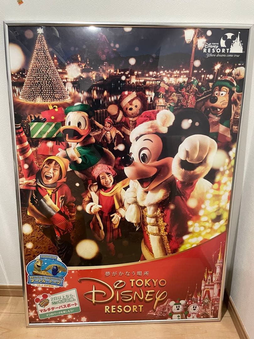 【超希少】東京ディズニーリゾート クリスマスポスター JTB トータルトーク
