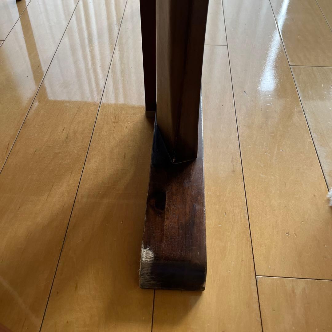 10/18土曜日　引き取り限定　ダークブラウン木製ダイニングテーブルセット