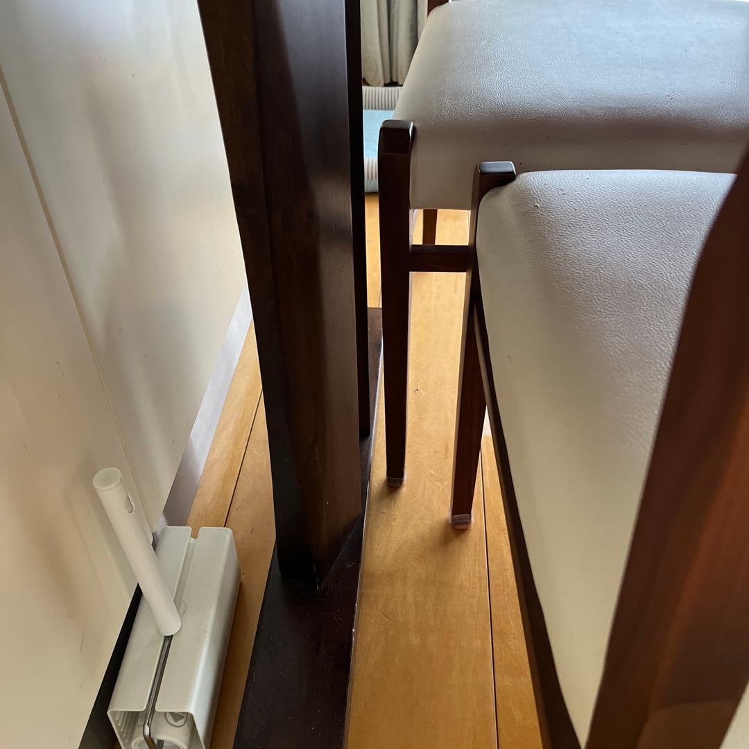 10/18土曜日　引き取り限定　ダークブラウン木製ダイニングテーブルセット