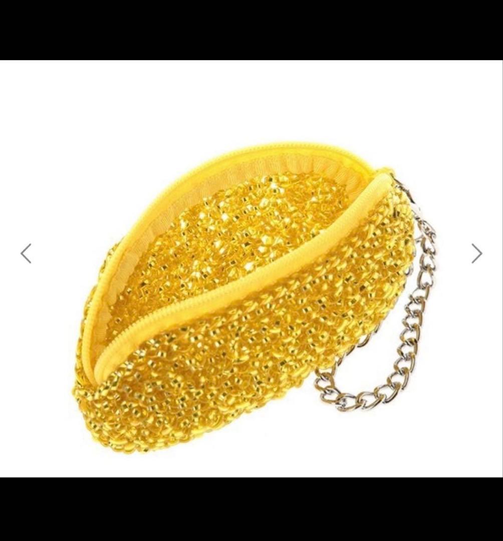 未使用品アンテプリマワイヤーポーチ黄色イエロー