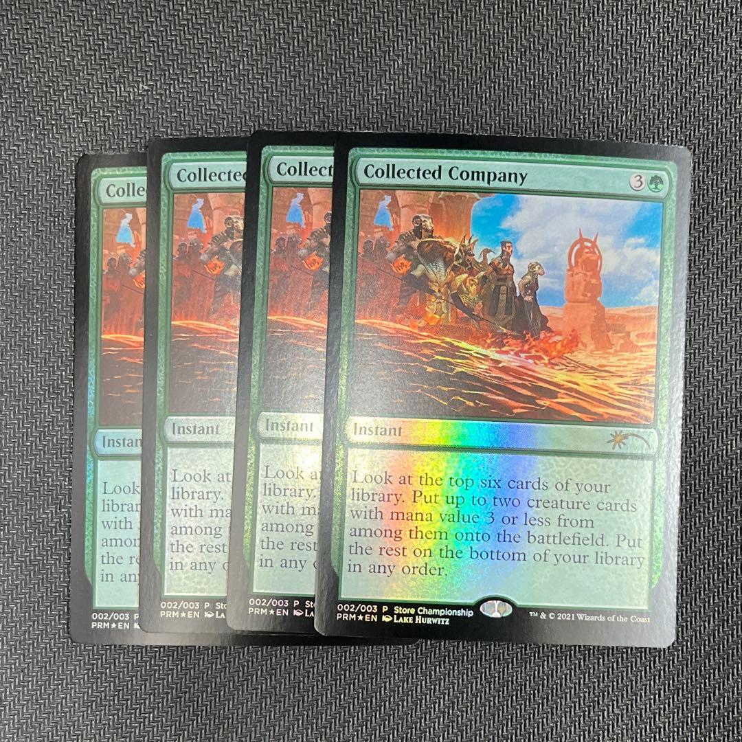 集合した中隊 英語版 プロモ foil 4枚