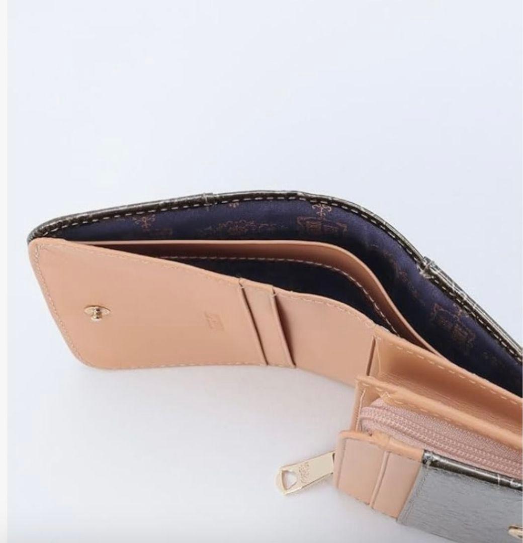 最安値✨【新品】 アナスイ ルーミー 折り財布 グリーン ミニウォレット①