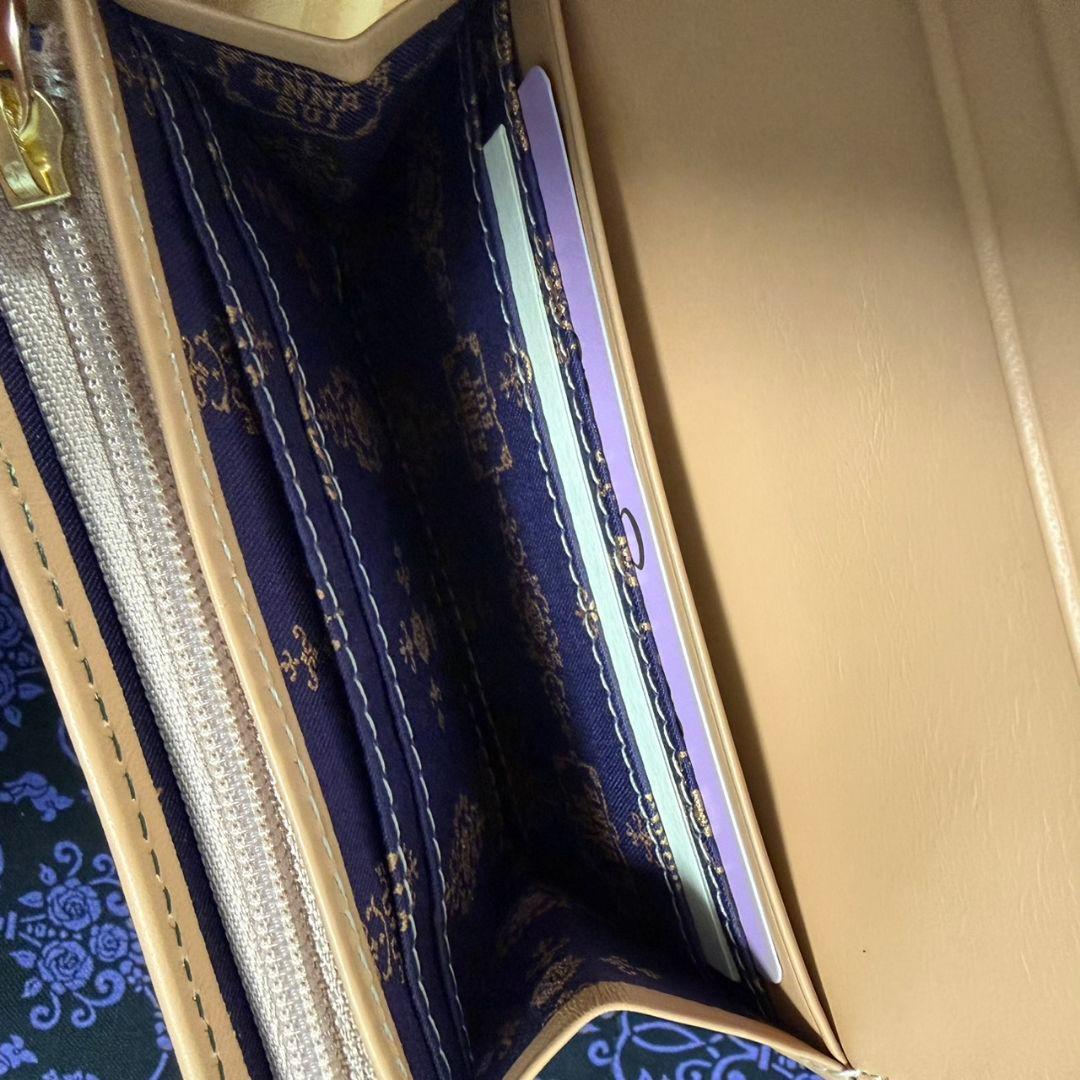 最安値✨【新品】 アナスイ ルーミー 折り財布 グリーン ミニウォレット①