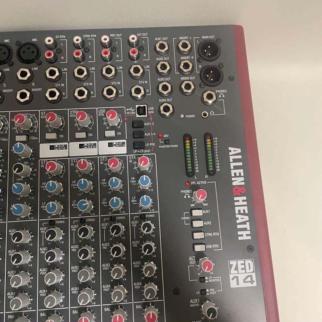 【美品】ALLEN&HEATH ZED-14 アナログミキサー
