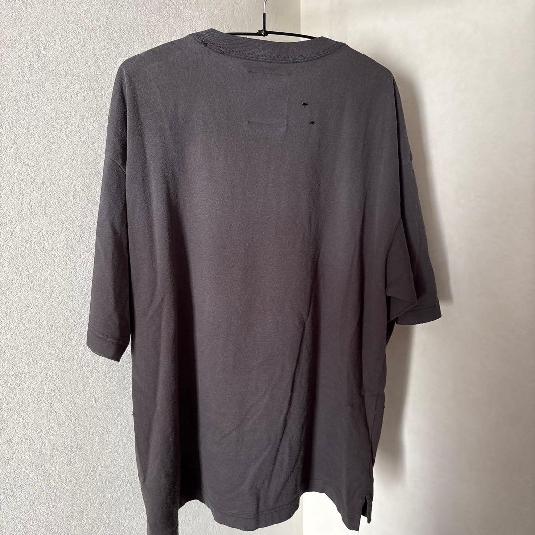 Cat Printed Embellished Distressed Tシャツ