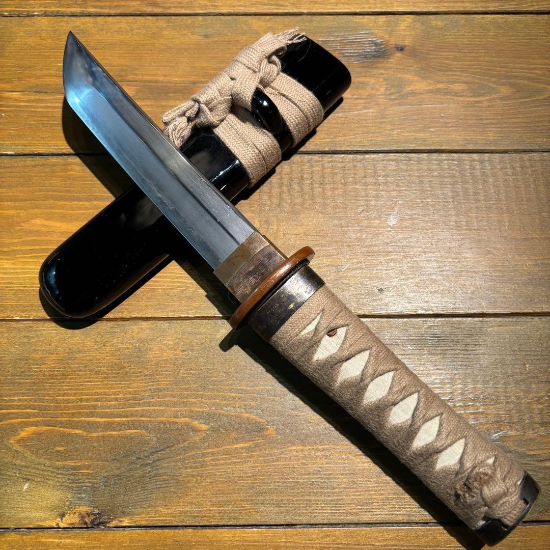 日本刀残欠クラフトナイフNo.78 播磨大掾藤原重高 拵え