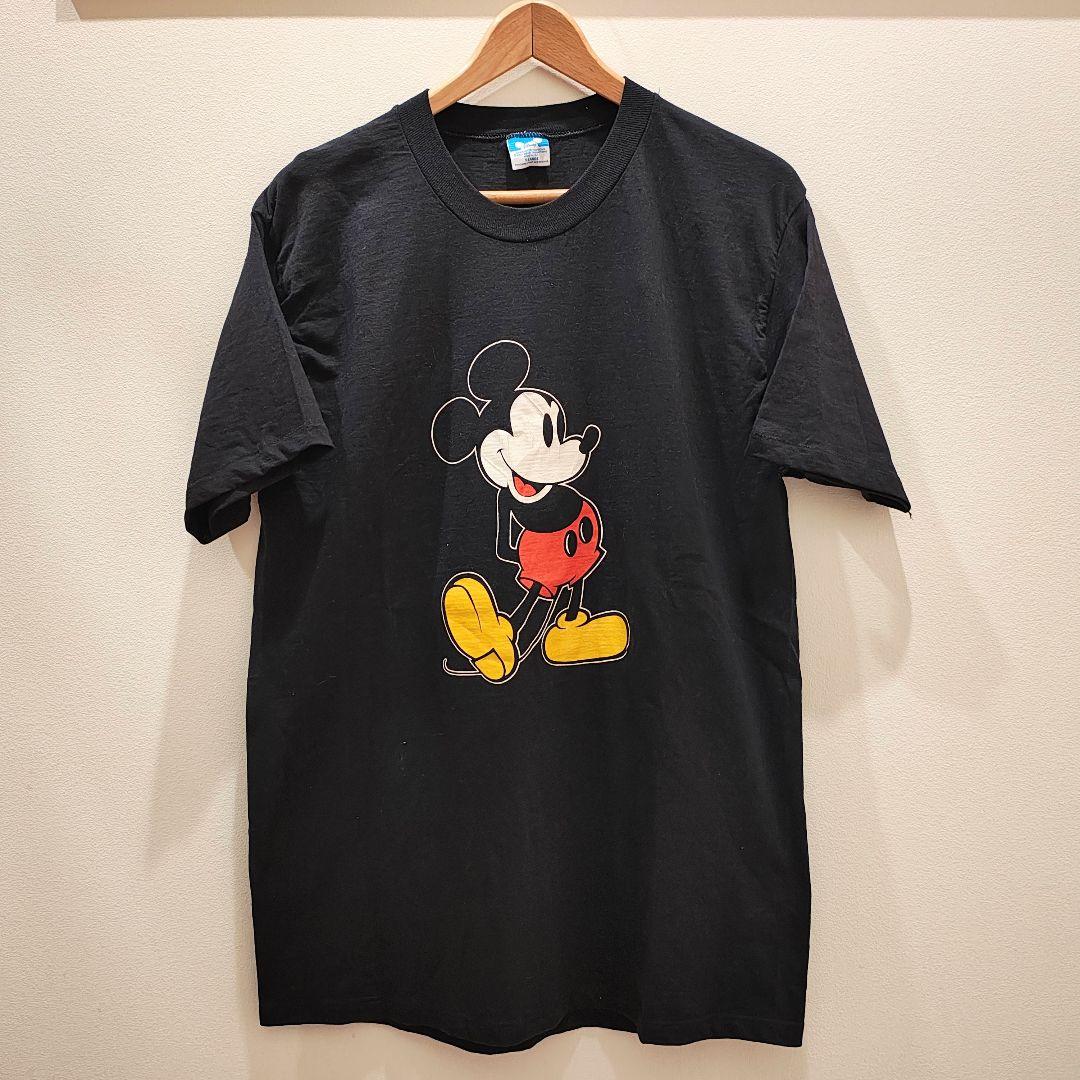 B*e様 Disney ビンテージ Tシャツ USA ミッキー XL 80s 青