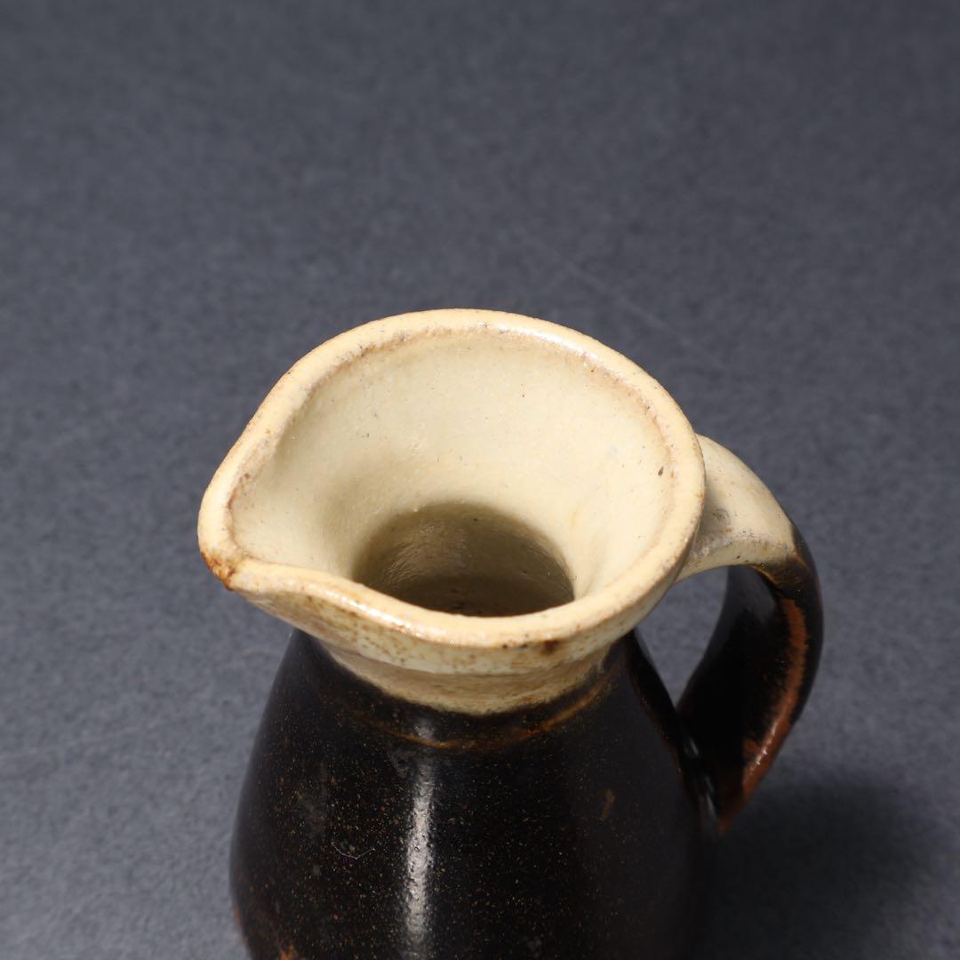 浜田庄司　掛分ミルクピッチャー　人間国宝　R1610K3