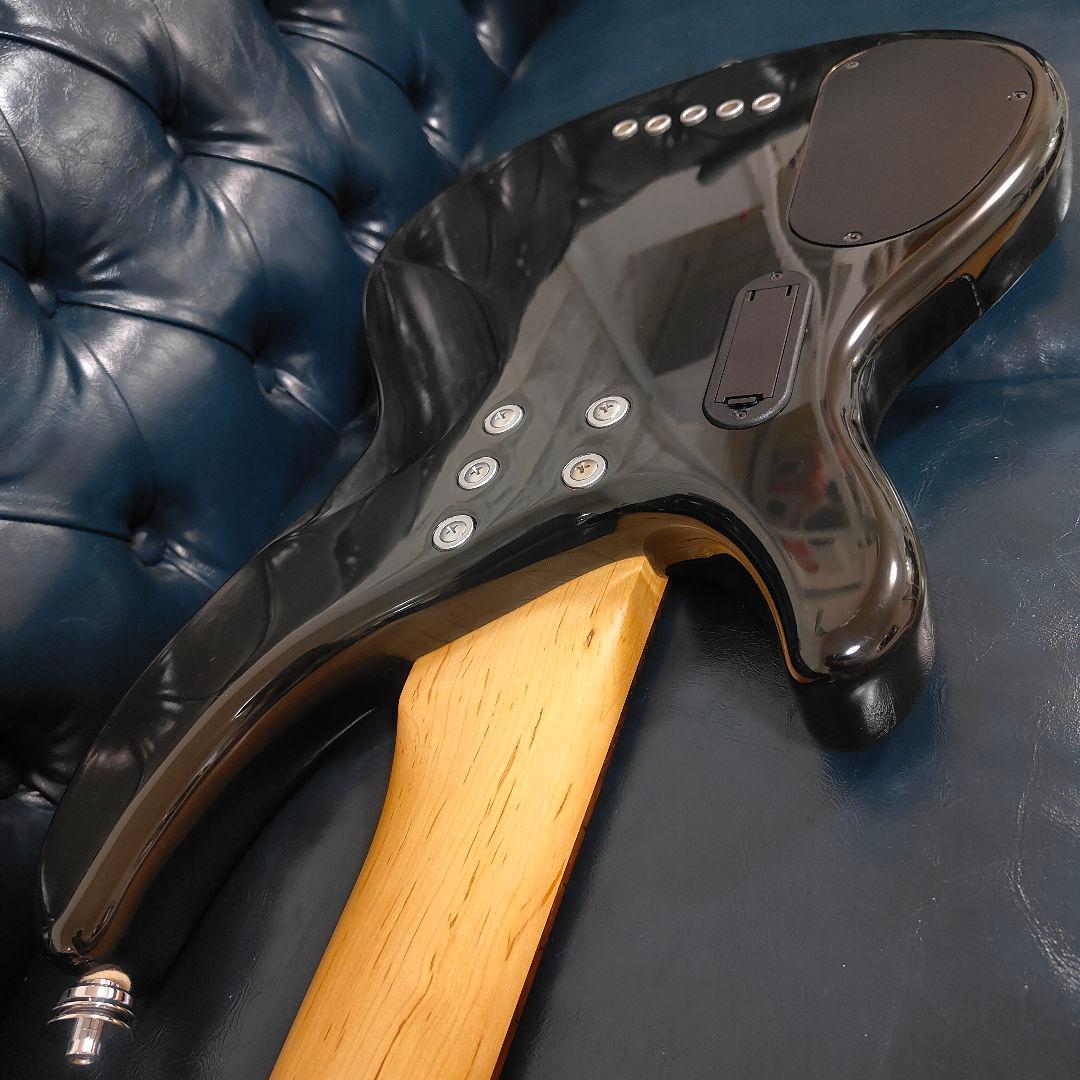 Aria pro 2 アリアプロ2 5弦ベース アクティブ 本革ストラップ付き