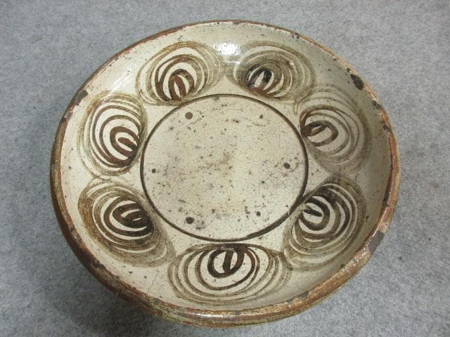 古瀬戸 馬の目皿 [B25062]