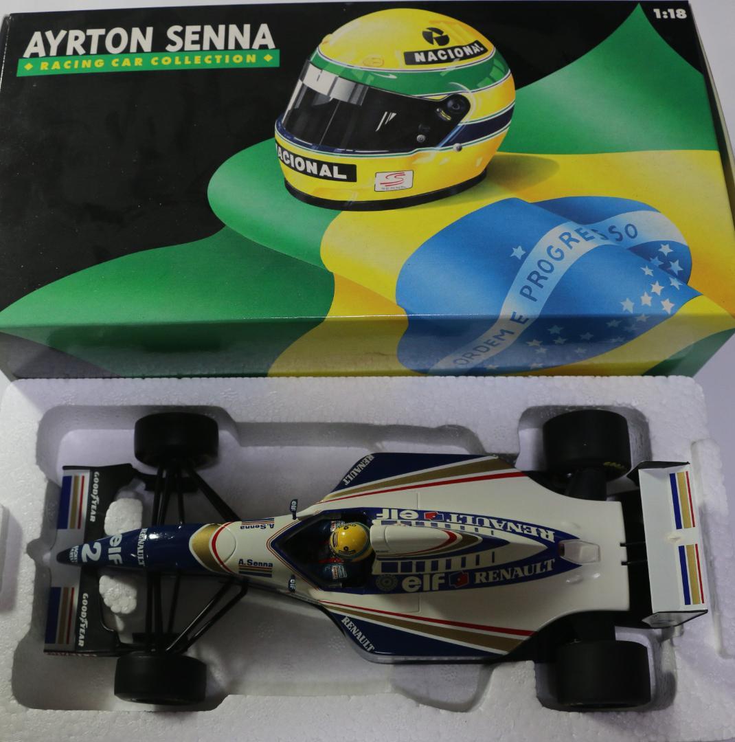 貴重ビックスケール１／1８　ウィリアムス・ルノーFW16　セナ・コレクション