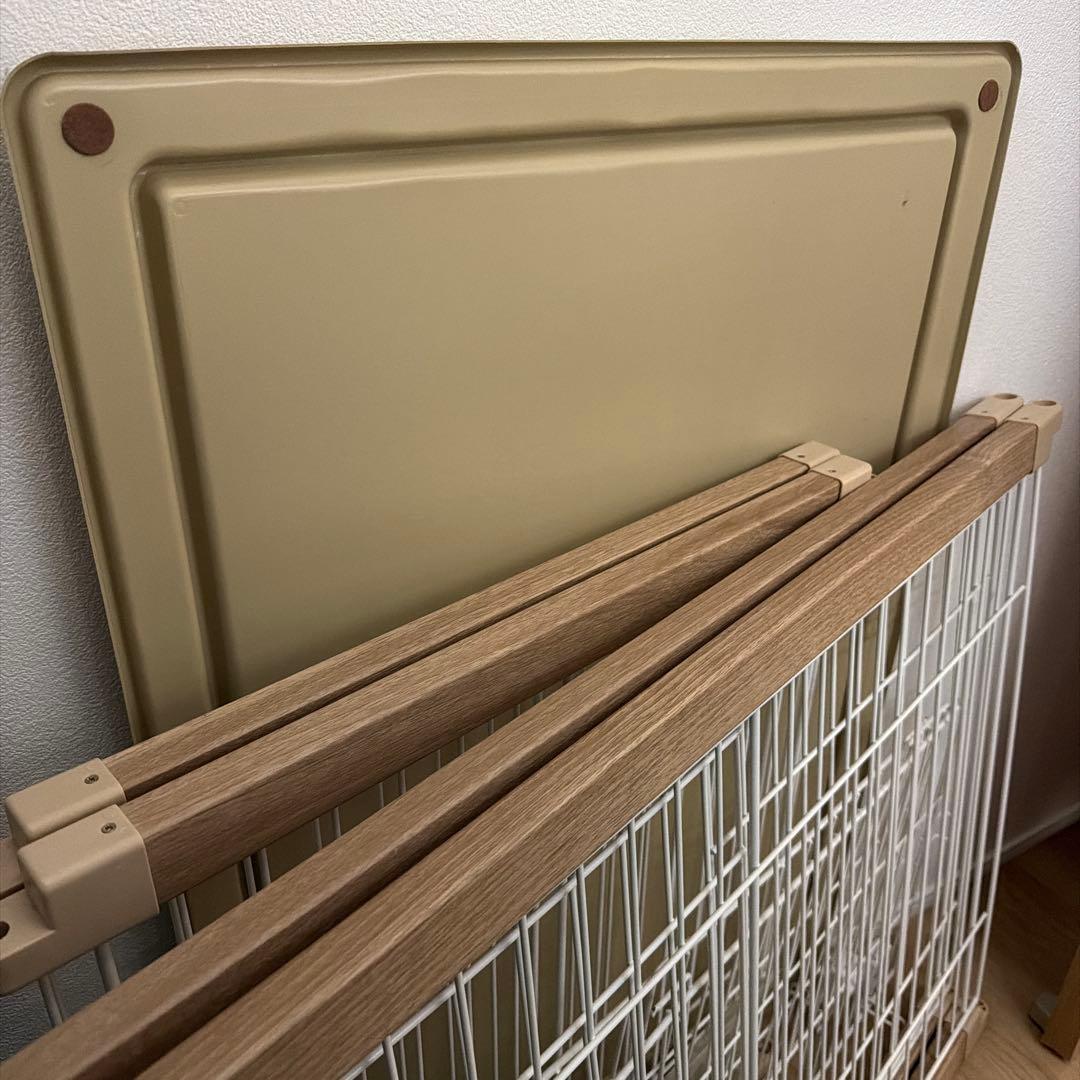 犬用室内ケージ ウッディサークル ライトナチュラル PWSR960LV