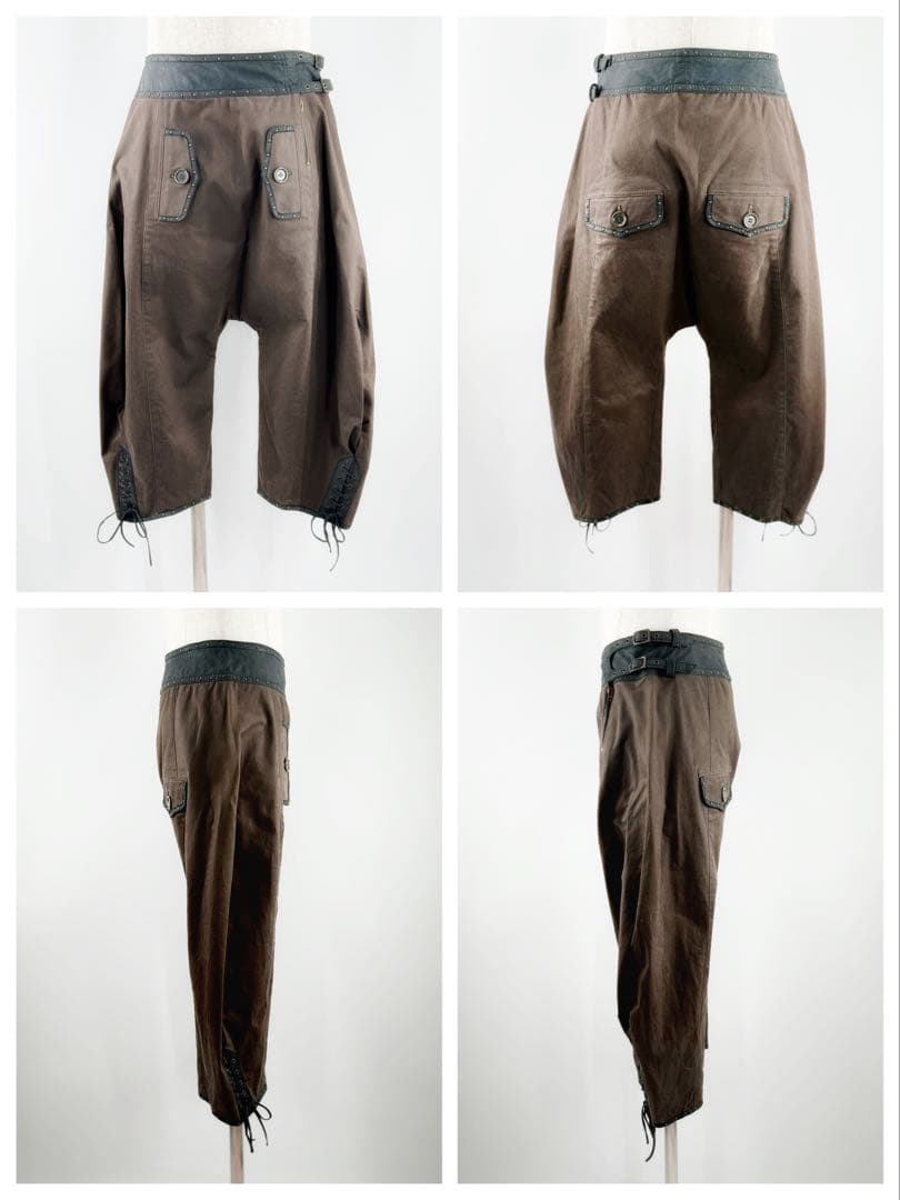 【新品未使用】シェアスピリット sharesprit レザー混キャロットパンツ