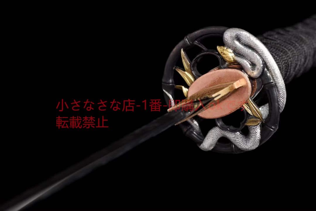 20インチT 10武士の刀を燃やす【ニシキヘビ】 古兵器 武具 刀装具 日本刀