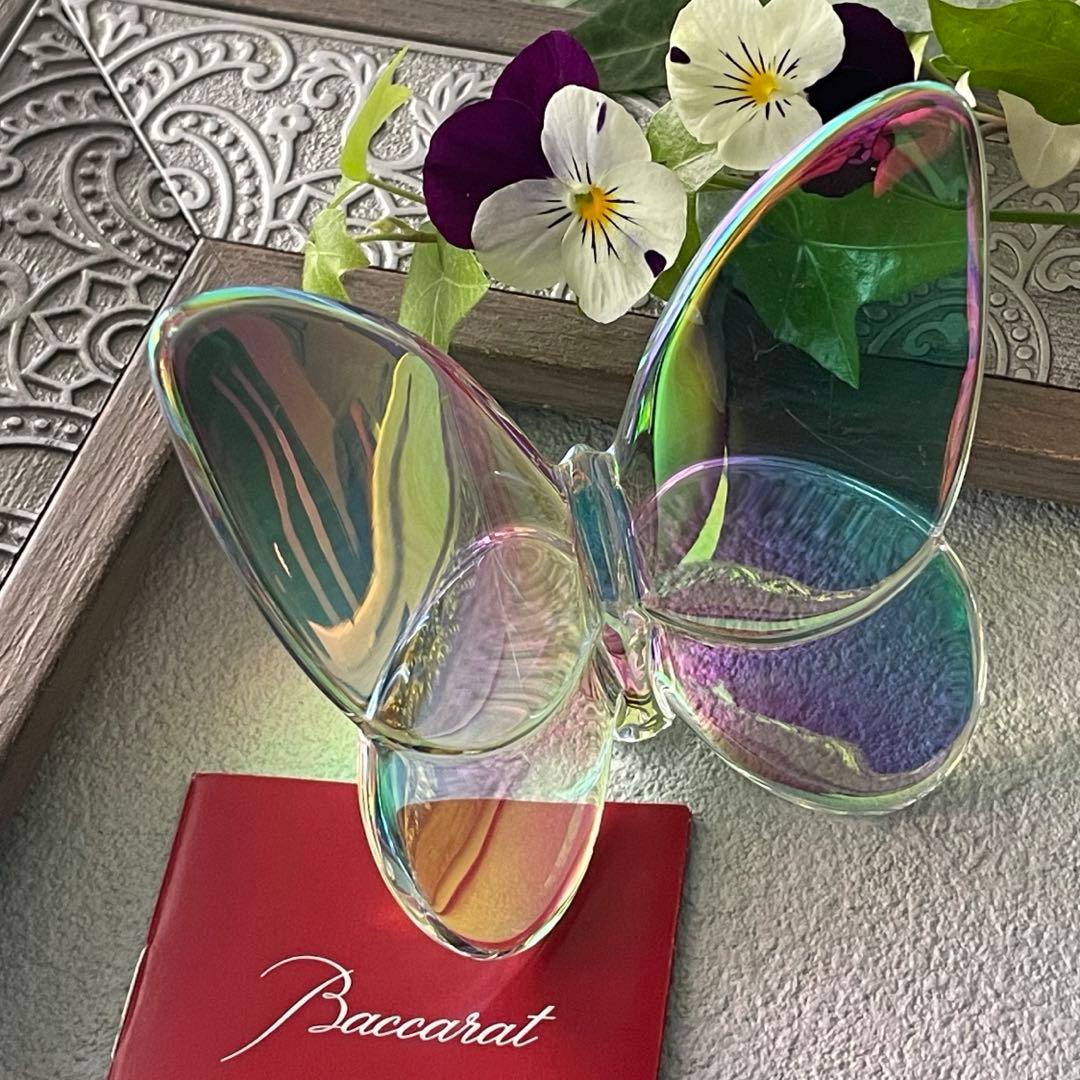 Baccarat ラッキーバタフライ クリスタルガラス　イリゼクリア