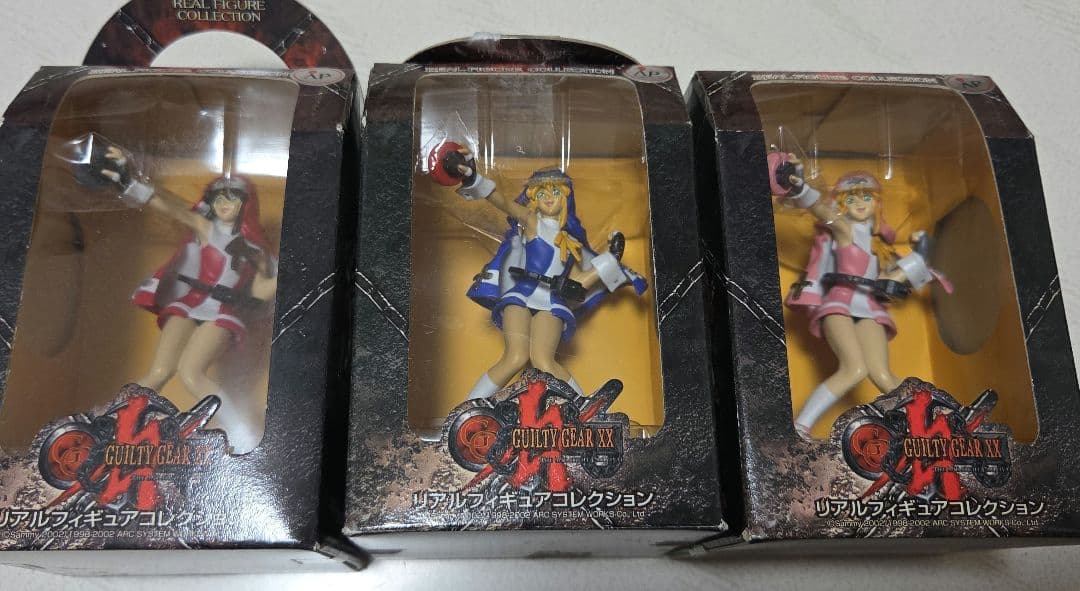ギルティギア　リアルフィギュアコレクション　ブリジット 3体コンプリート