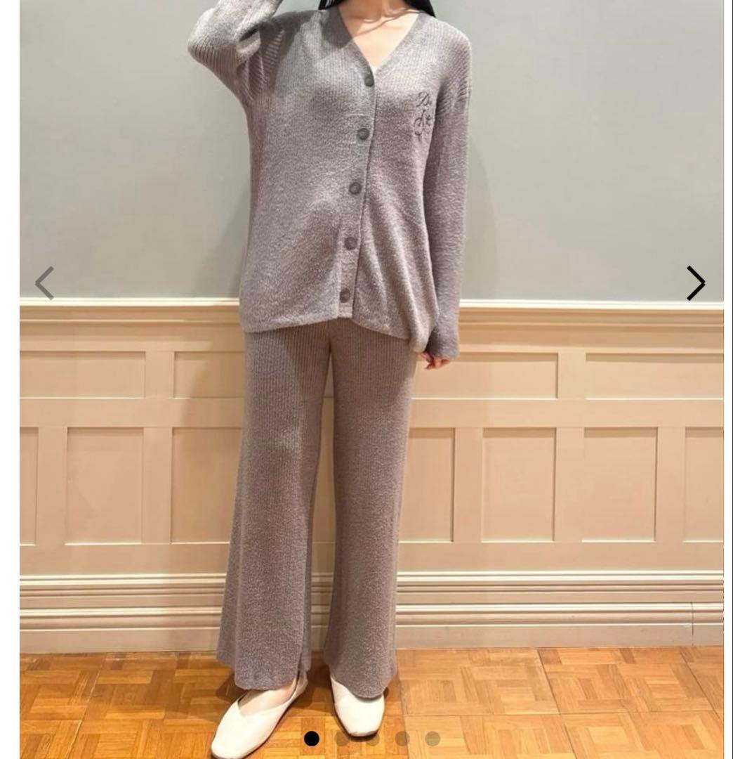 ジェラートピケ　調温スムーズィーリブカーディガン