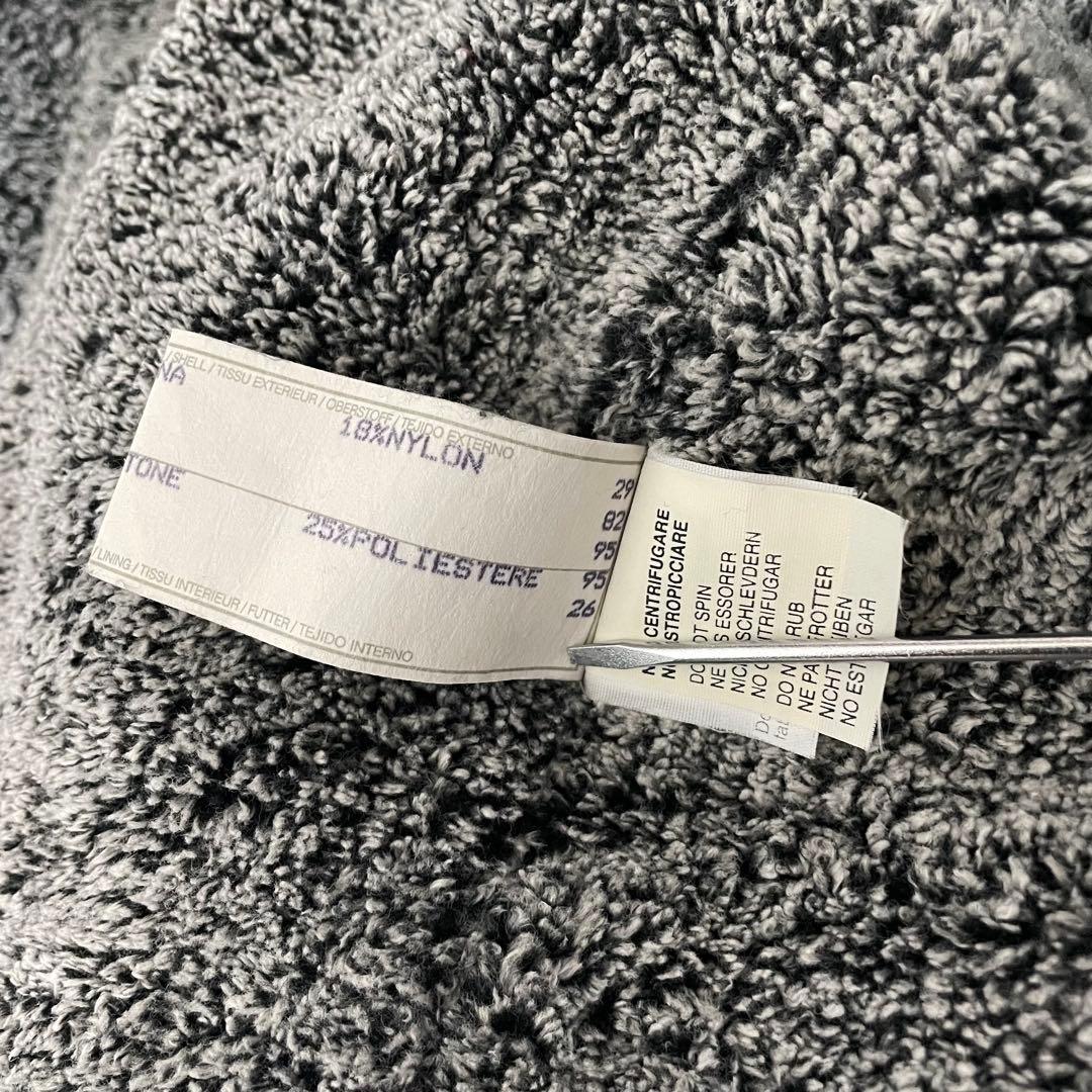 ジョルジオアルマーニ ウールコート フード付き イタリア製 グレー