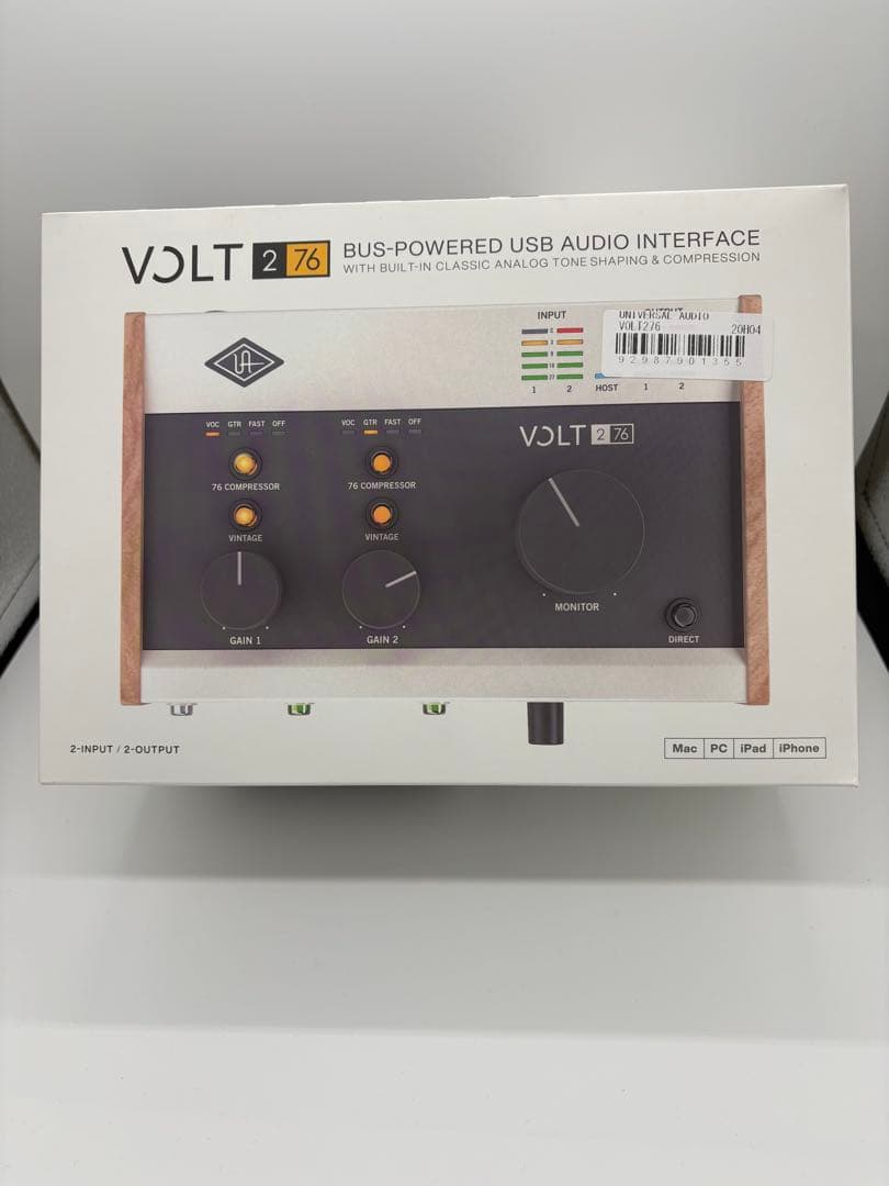 DTM・DAW Universal Audio Volt 276