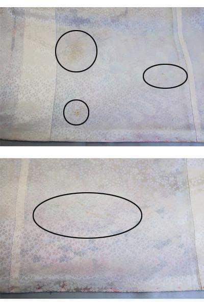 ★専用★振袖 辻が花 オフホワイト 銀通し 身丈165cm お洒落 フォーマル