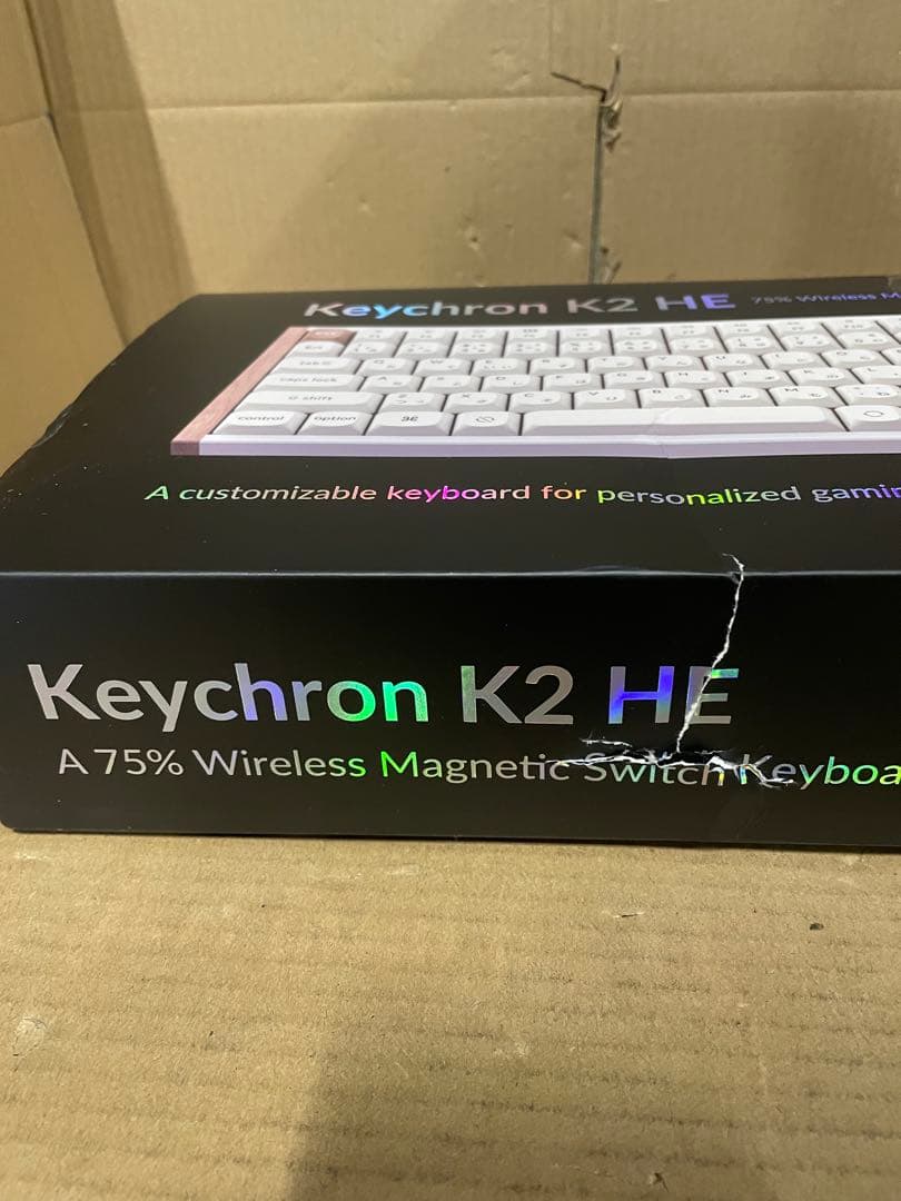 Keychron K2HE無線磁気スイッチカスタムキーボードJIS配列