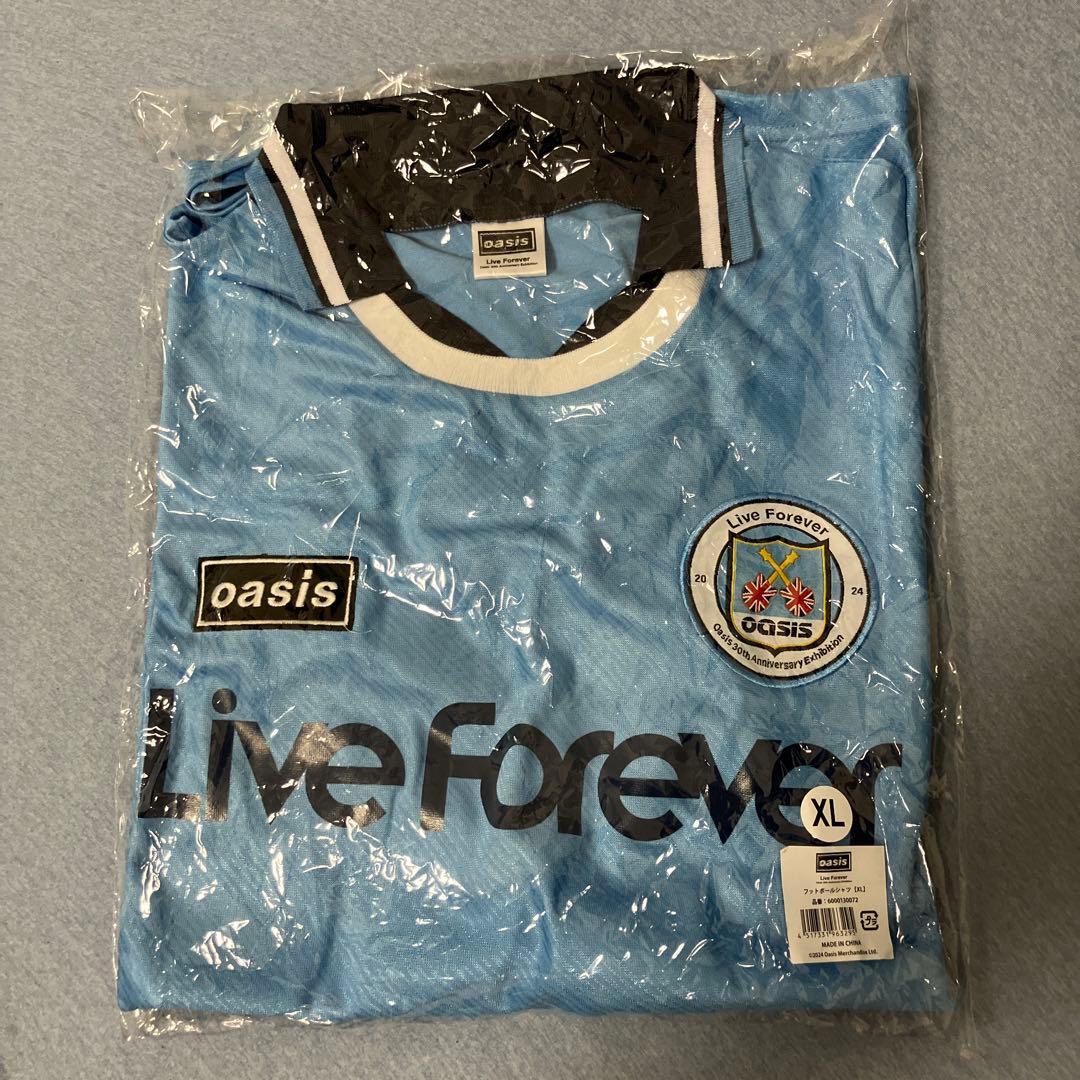 オアシス展 フットボールシャツ XLサイズ 新品未使用品