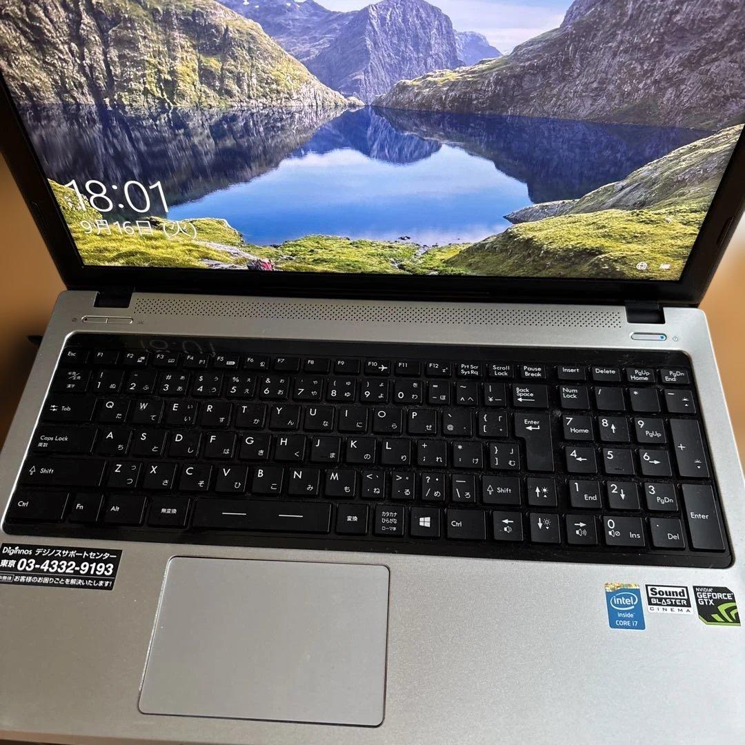 GALLERIA ゲーミングノートPC QF765HE