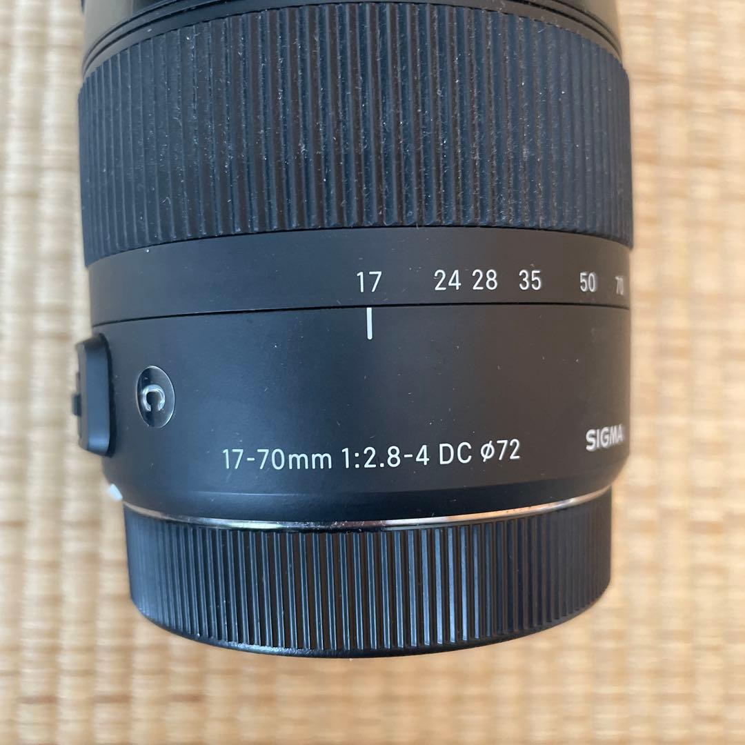 SIGMA 17-70mm 1:2.8-4 DC OS HSM レンズ　EF