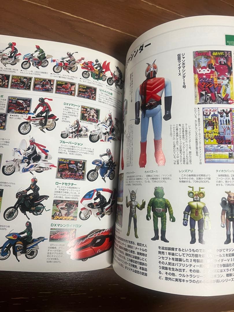 仮面ライダーグッズ大鑑　マルサン　ブルマァク バンダイ ポピー