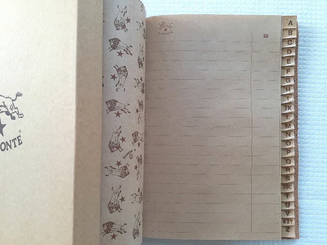 イルビゾンテ/IL BISONTEアドレス帳