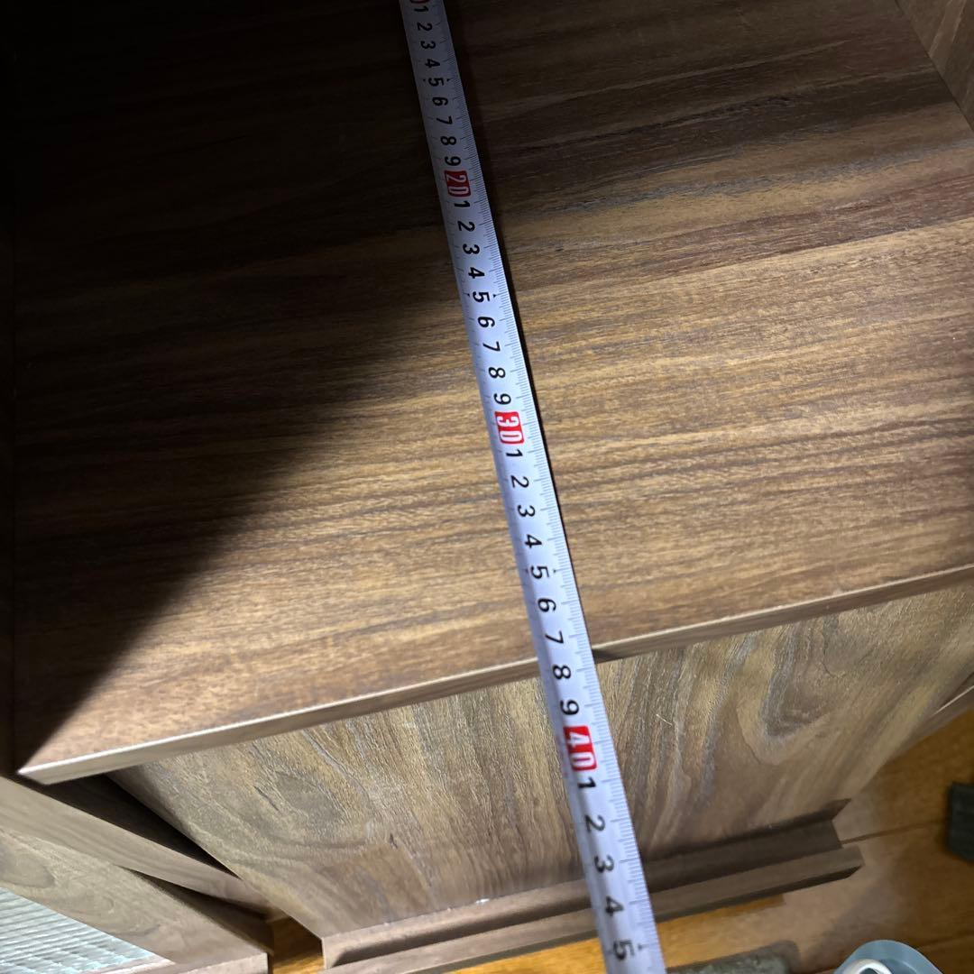 ブラウン木製マガジンラック 中型