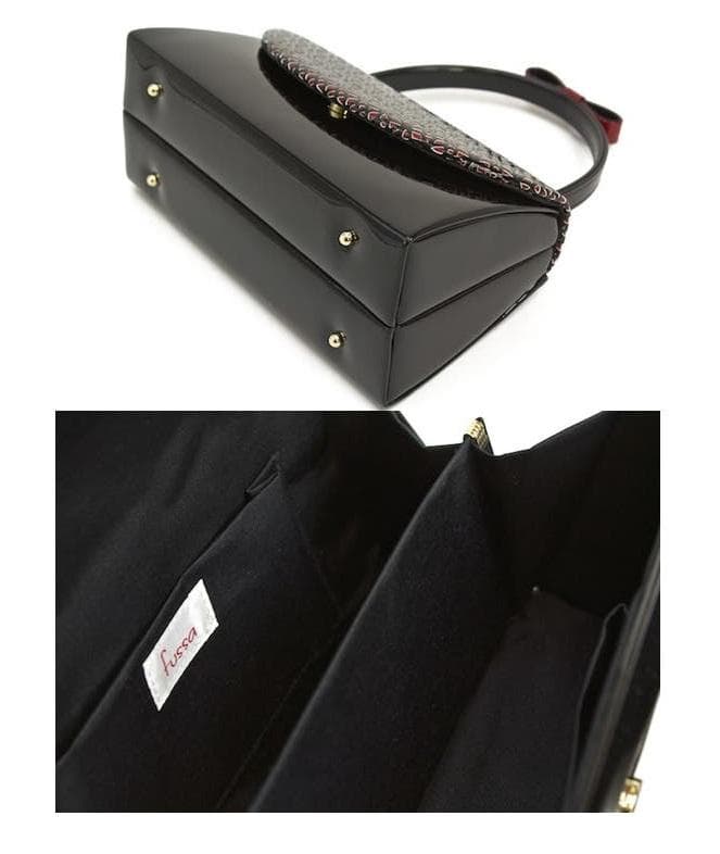 fussa バッグ 草履 クリスタルパンチング ふりふ