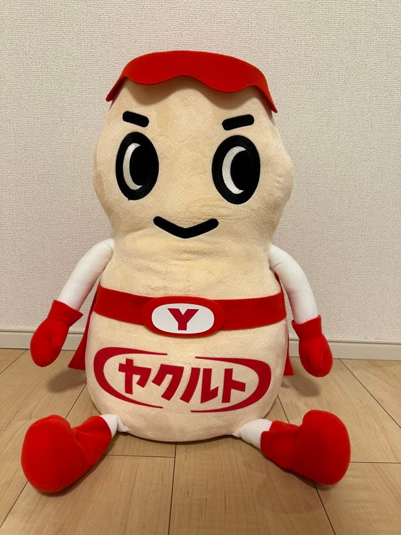 【値下げ交渉可】ヤクルトマン　ぬいぐるみ45cm