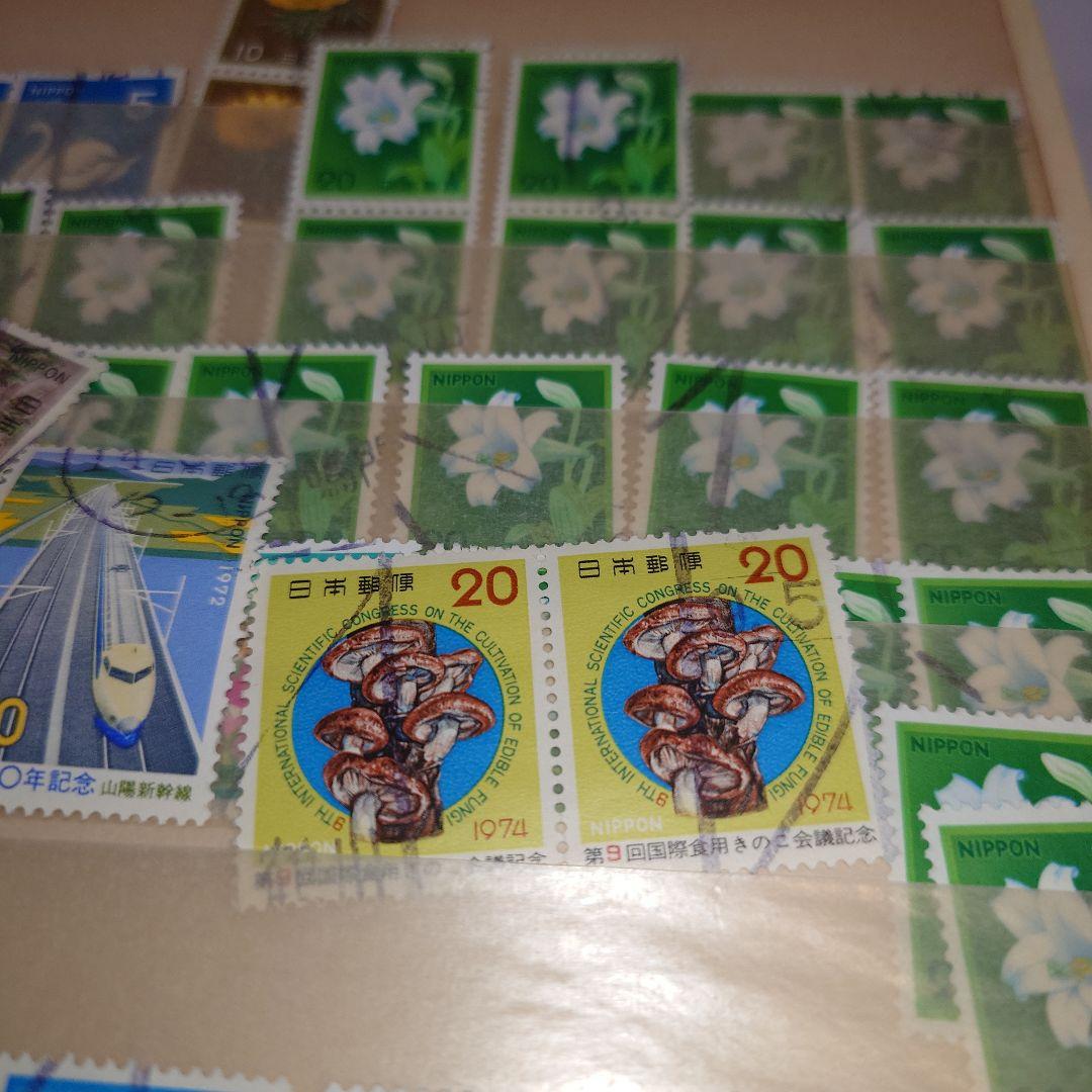 日本 使用済切手 コレクション　ページ1 84枚まとめ売り