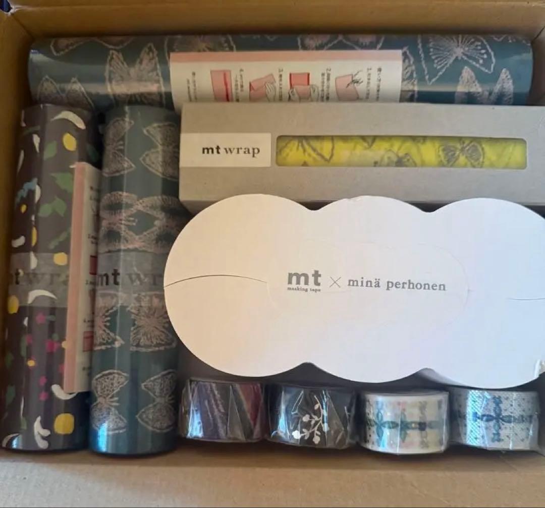 ミナペルホネン mt wrap4本&10thアニバーサリー限定マスキングテープ等