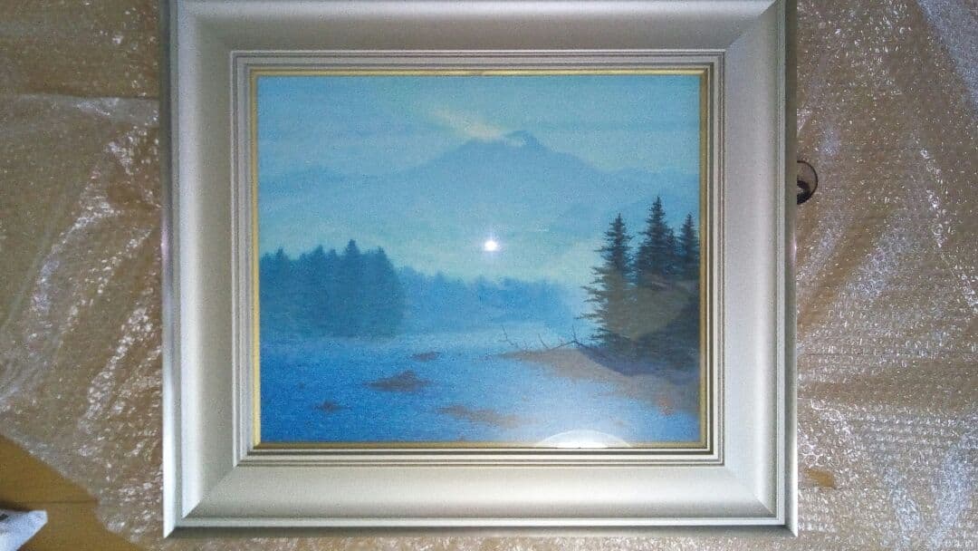 日本画　小出立雄作