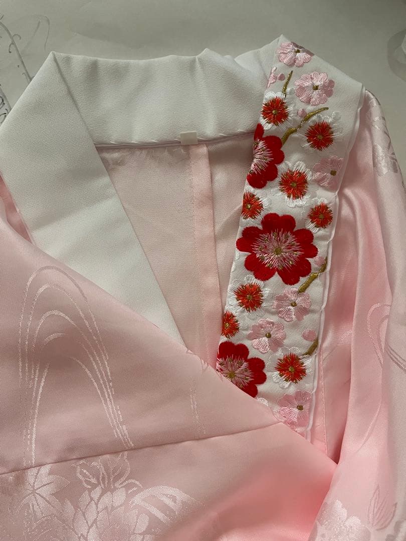 あきこ ☆ 振袖 青 3点セット 着付け練習に♪ 秋山庄太郎 落款あり