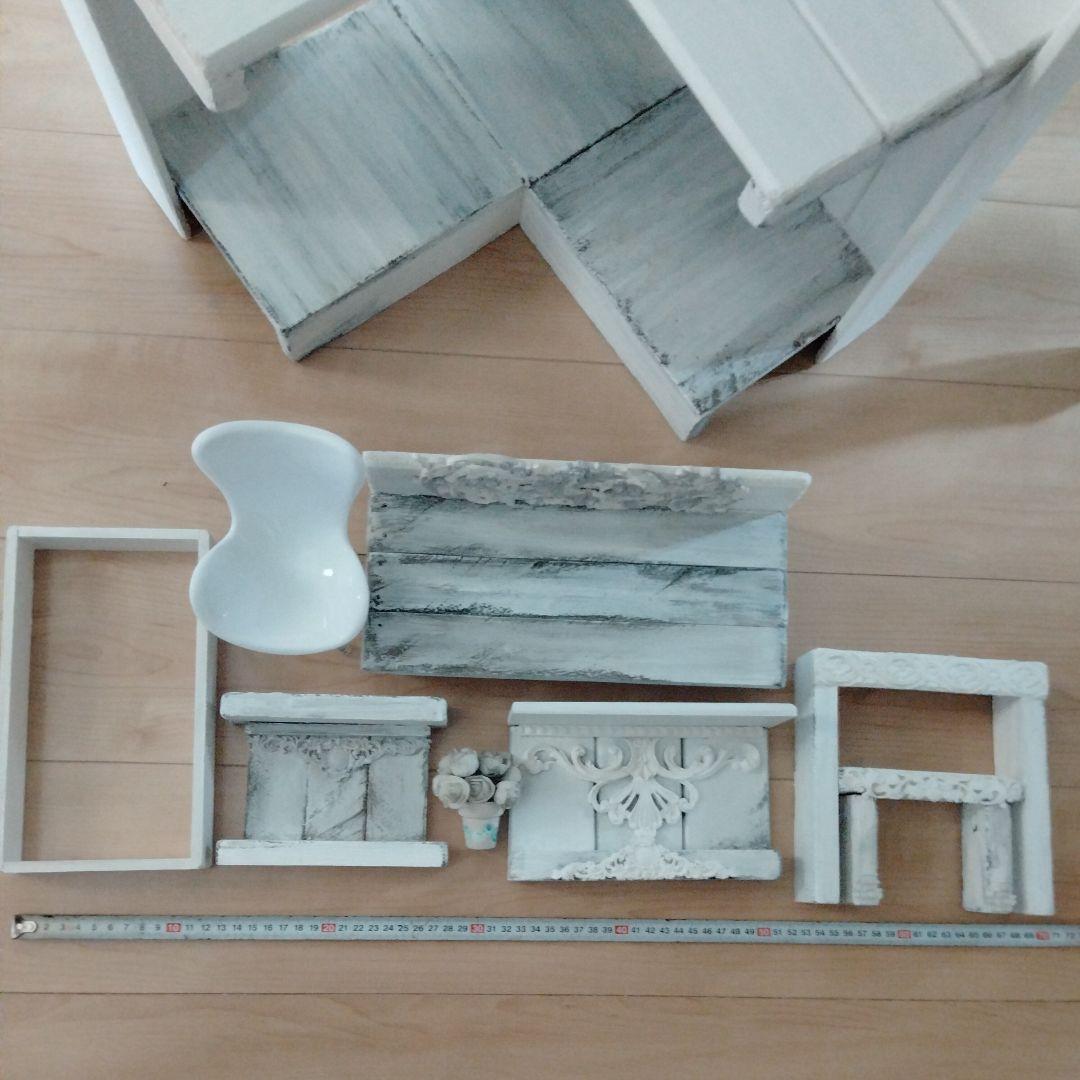 作家さん シャビーシック アンティーク ロココ ヨーロピアン ドールハウスセット