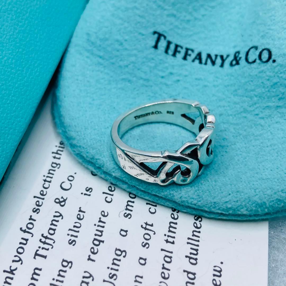 極美品✨ ティファニー リング ラビングハート ハート AG925 #10.5