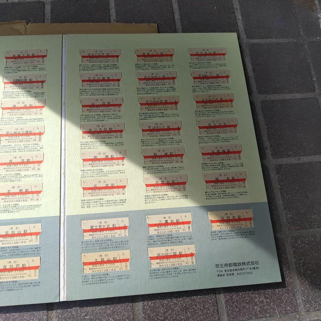 【京王電鉄】使用済平成７年７月７日京王全駅入場券
