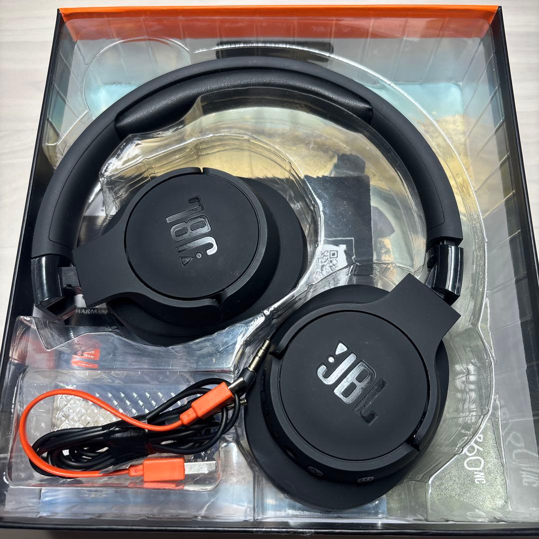 JBL TUNE760NC ワイヤレスヘッドホン ヘッドフォン ブラック 黒