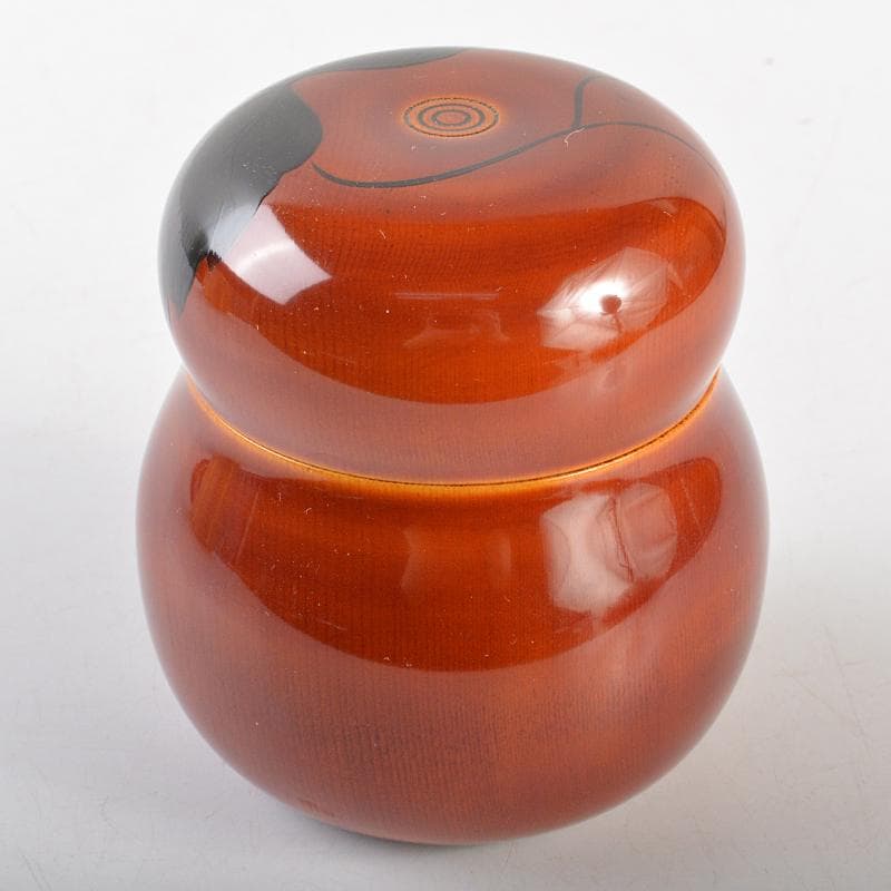 茶道具　瓢形　茶器　久田宗也(尋牛斎)書付　共箱　D　R7247