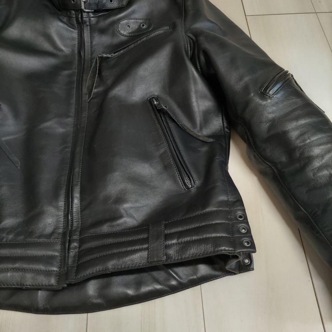 Liugoo Leathers ライダース 防寒 レザージャケット　インナー付