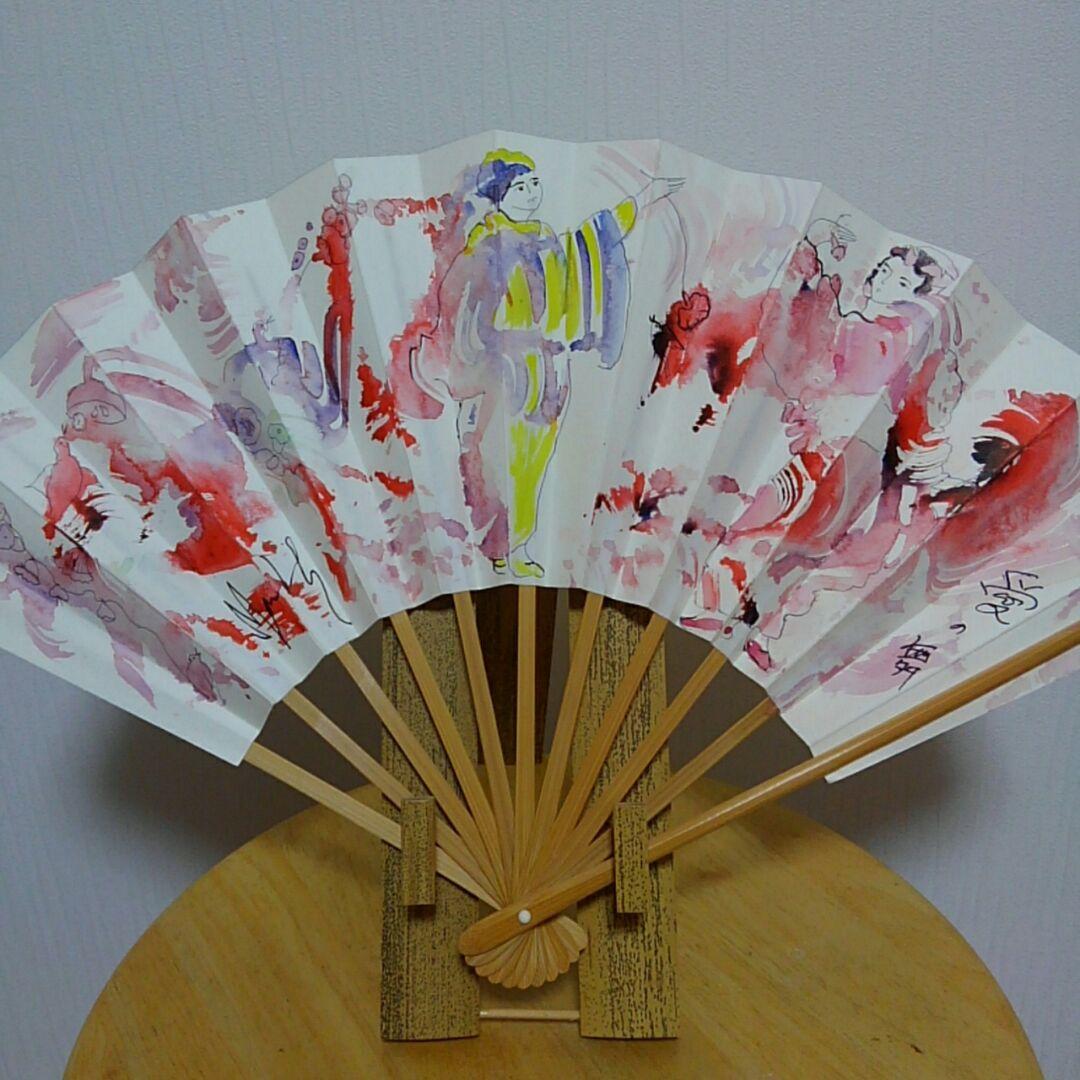 レア商品⭐マークエステル扇の絵画