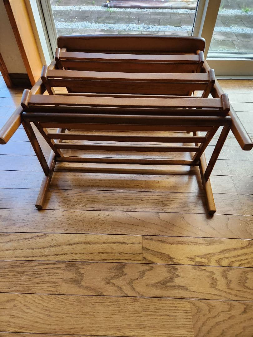 カリモク★スリッパラック★靴ラック★オールドカリモク